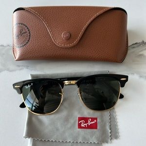 Ray Ban Clubmaster Classic Polarized Sunglasses